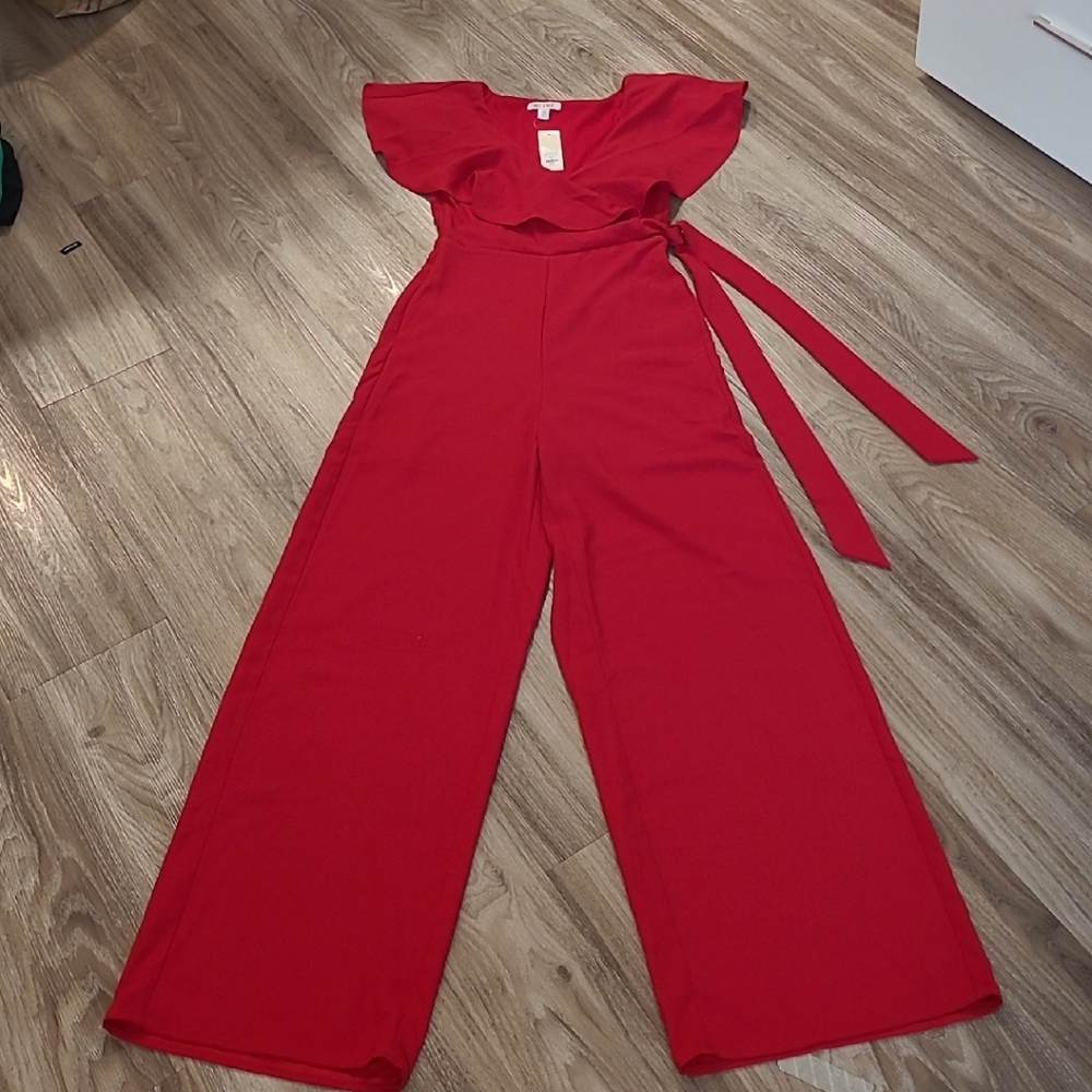 Miami Bold Red Jumpsuit